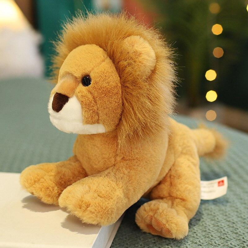 1pc 28 /55cm Lovely Plush Lion Toys Cute Animal Lion Peluche Toys Stuffed Soft For Children Kids Baby Birthday Christmas Gifts