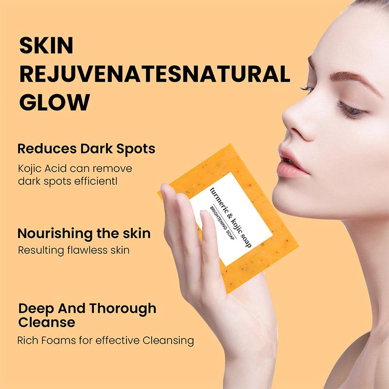 Мыло для ухода за телом с куркумой Мыло для очистки и удаления жира с кожи Контроль за жиром Предотвращение сухости кожи Туалетное мыло Средства по уходу за телом