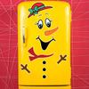 New Magnetic Christmas Snowman Magnetic Refrigerator Fridge Sticker Decoration