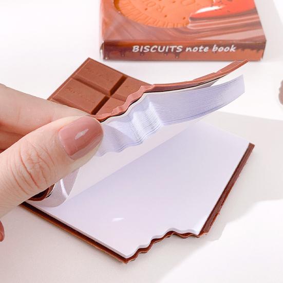 Блокнот с шоколадным узором, компактный бумажный блокнот для студентов, школьные принадлежности, мини-блокнот