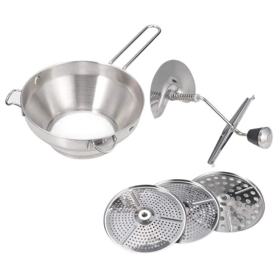 Stainless Steel Potato Grinding Mill Stable Structure Safe 3 Milling Plate Blender