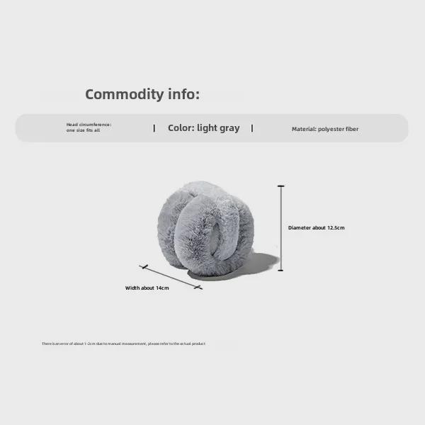 Мягкие противоморозные наушники - зимние унисекс-наушники с искусственным мехом кролика, симпатичные и морозостойкие.