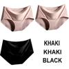 3pcs Sexy Women's Panties Ice Silk Seamless Underwear Girl Lingerie Breathable Comfort Briefs Large Size Panties Women Underpant