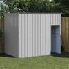 Vidaxl Buda Dla Psa, Z Dachem, Jasnoszara, 214X153X181 Cm, Stal