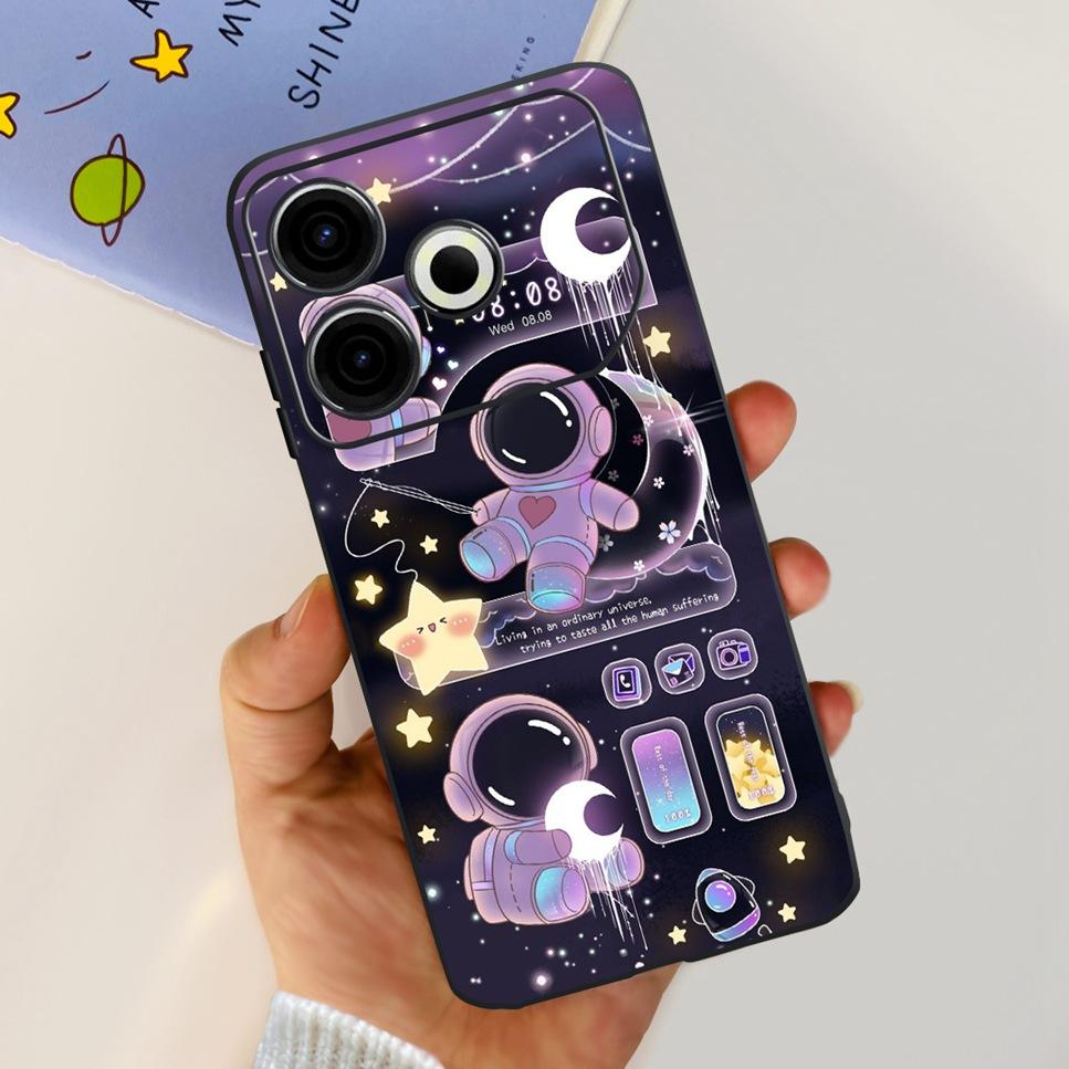 Чехол для Tecno Pova 6 Neo 4G Новейший дизайн Узор «Сердце» Мягкий силикон ТПУ Чехол для телефона Для Tecno Pova 6 Neo 4G Задняя крышка
