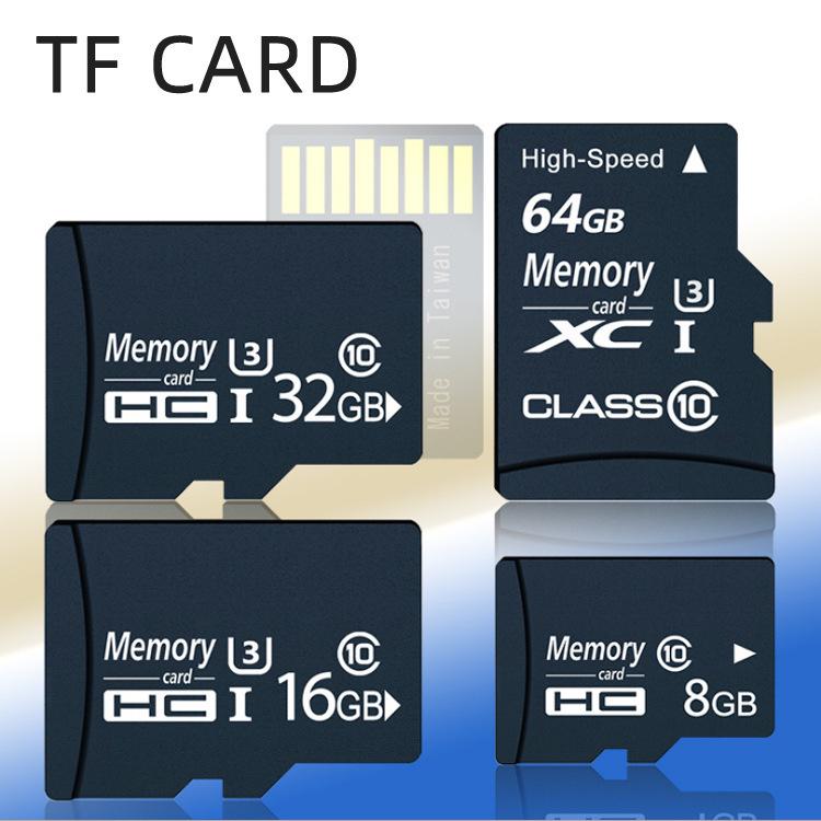 Высокоскоростная карта памяти microSD/TF: Совместимая память 4 ГБ/8 ГБ/16 ГБ/32 ГБ/64 ГБ.