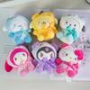Милый брелок Sanrio Плюшевая кукла Аниме Куроми Брелок Хелло Китти Плюшевая игрушка Синнаморолл Брелоки Подвеска на сумку Игрушка Подарок для девочек