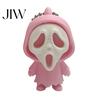 Schoolbag Purse Bag Charm Mini Screaming Skeleton Keychain Pendant, 3D Printed Halloween Decoration Hanging Decor, Backpack Accessories Toy
