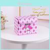 Hello Kitty Kuromi Cinnamoroll Melody Узор в клетку Складной откидной ящик для хранения для офиса и спальни