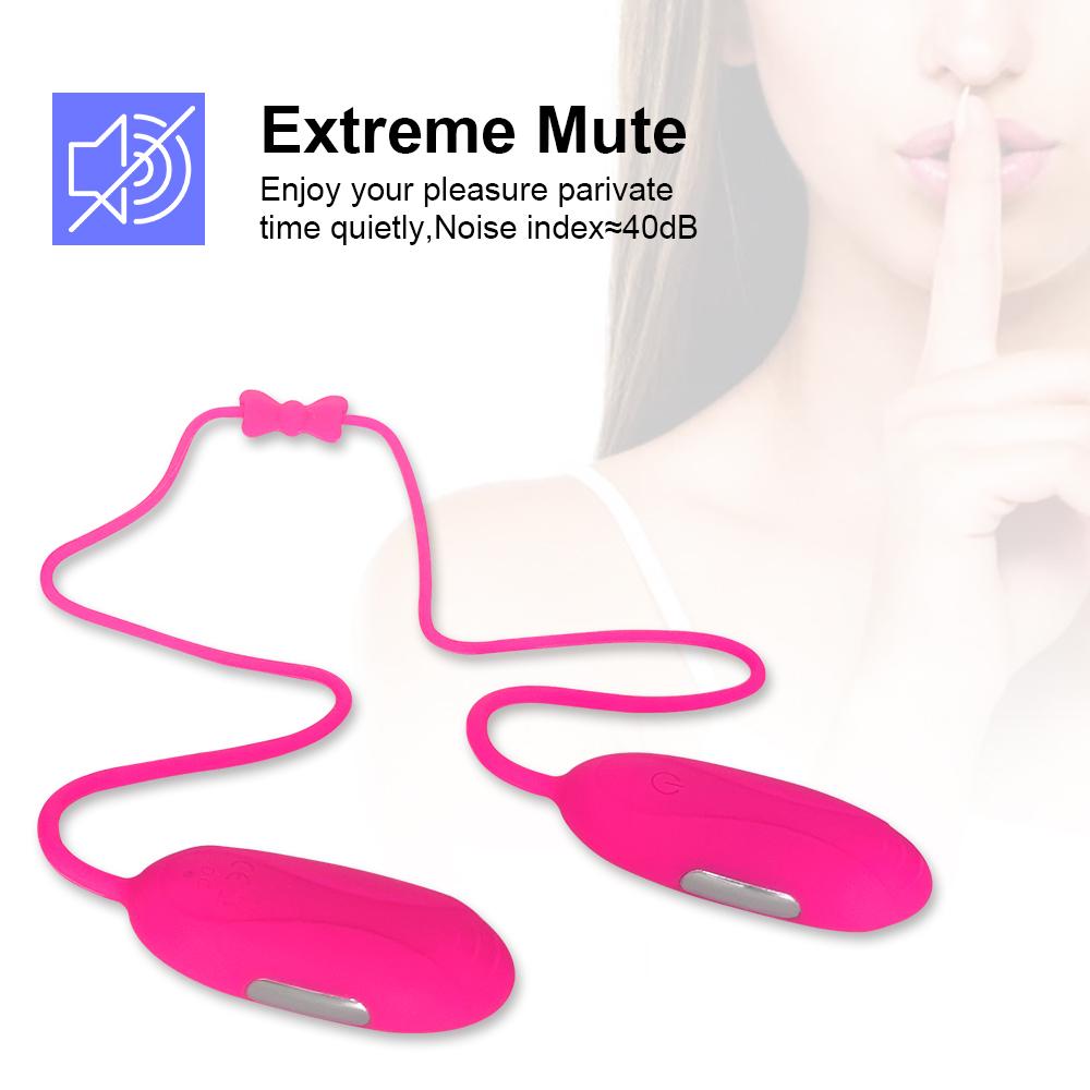 Сильный вибратор 2 в 1 для женщин, вагинальный шариковый массажер, стимулятор анального клитора, вибрирующее яйцо, секс-игрушки для пар, продукт для взрослых