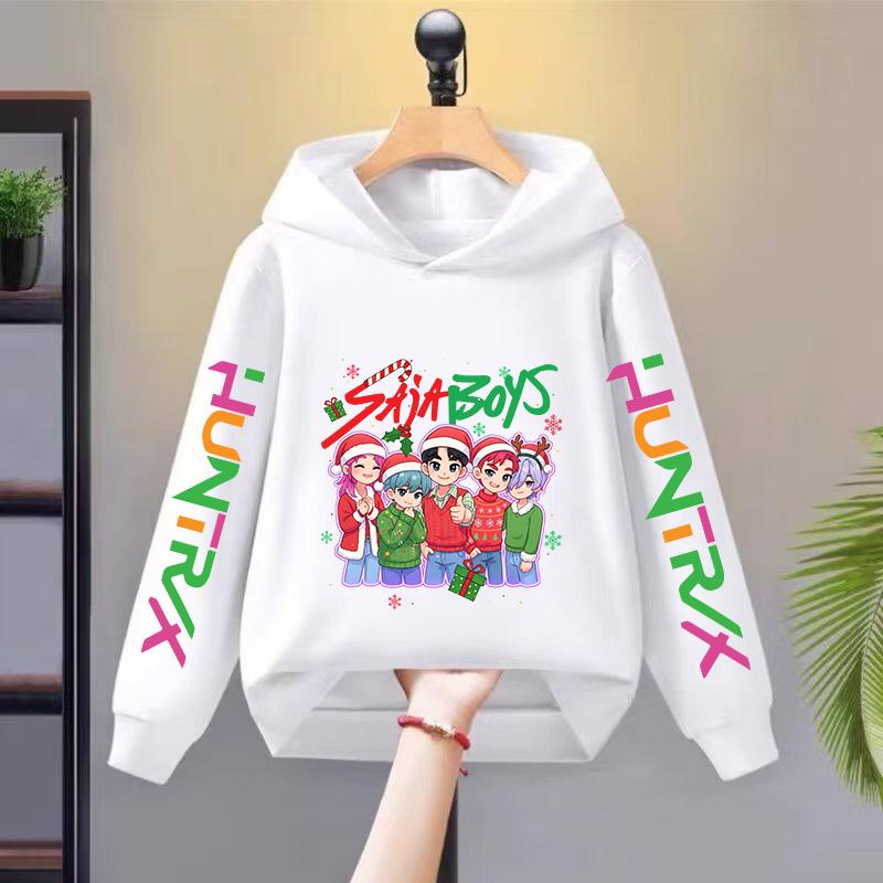 Korean Style KPOP Hoodie, Fashionable and Comfortable Children's Clothing, Christmas Exclusive Gift, Fashionable and Warm Girl's Top