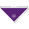 It's My Gotcha Day Dog Bandana, Purple Flannel Dog Bandana, Adoption Day Gifts, Pet Scarf (C55)