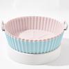 Silicone Frying Liners Air Circulation Baking Tray Dual-sided Cooking Pan Grease-free Air Fryer Basket Kitchen Accessory