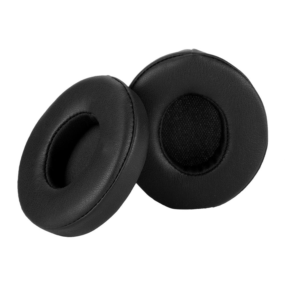 1 Pair Ear Cushion Headphone Pads for SOLO2.0 3.0 Wireless Bluetooth Headset (Black)