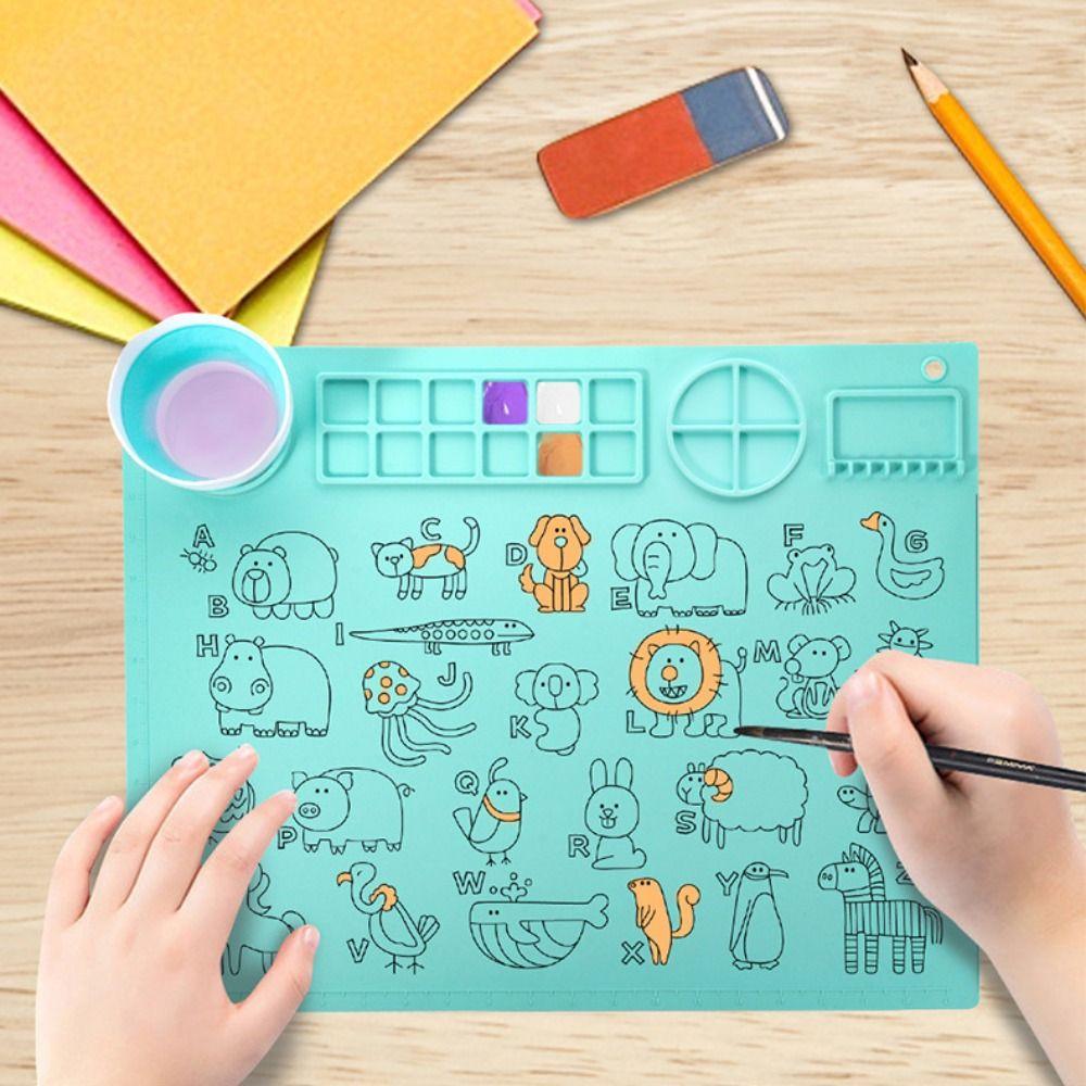 Силиконовый коврик для рисования с антипригарным покрытием для рисования граффити, художественный силиконовый коврик для рисования, подарки