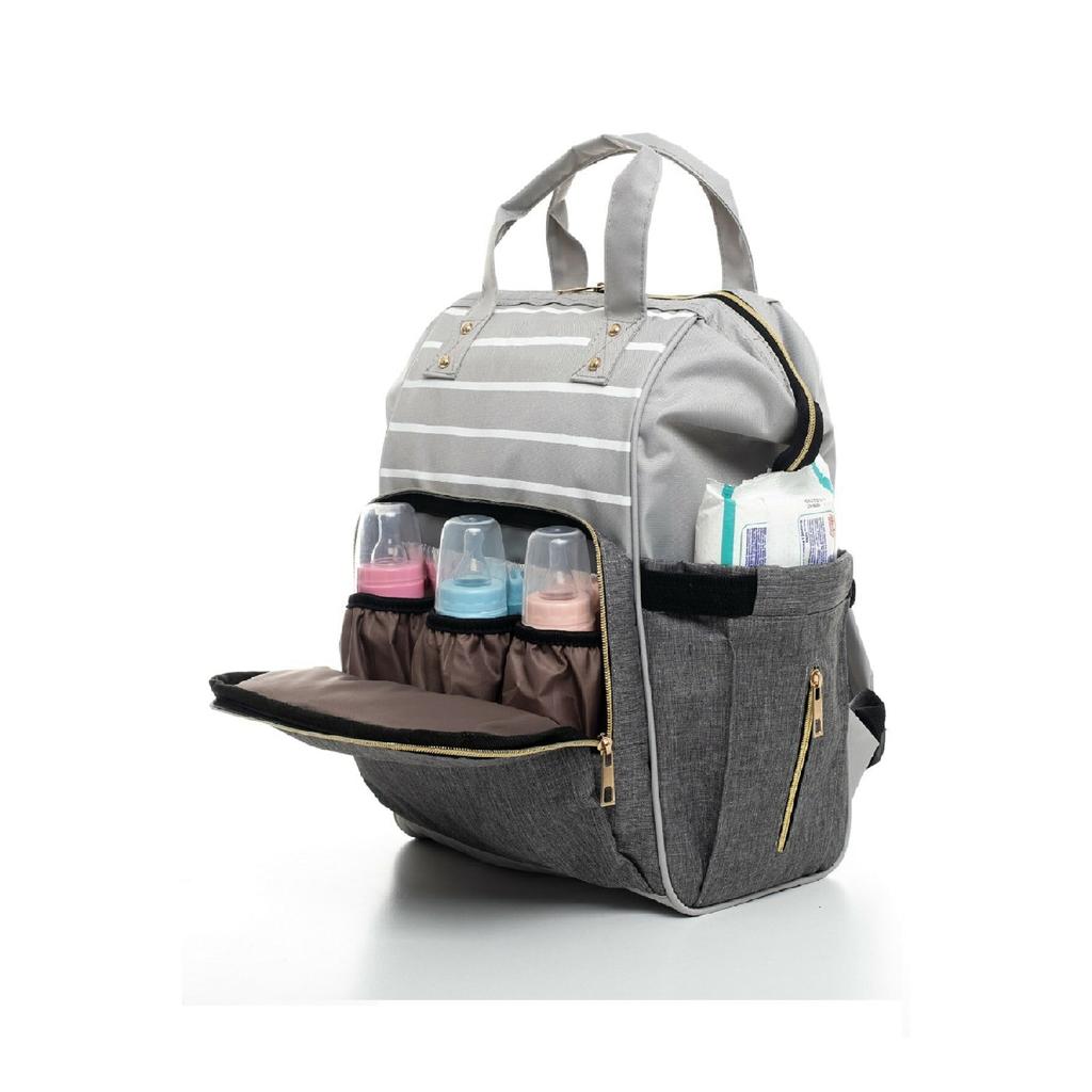 Рюкзак для ухода за ребенком для мамы с бутылочкой-термосом, металлическая коляска с защитой от жидкости, с вешалкой