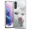 Розовый чехол для телефона с кошкой для Samsung A54 A14 A24 A34 A17 A37 A57 A55 A35 A25 A15 A13 A23 A33 A53 A07 A05S A04S A03 A73 Galaxy Нет