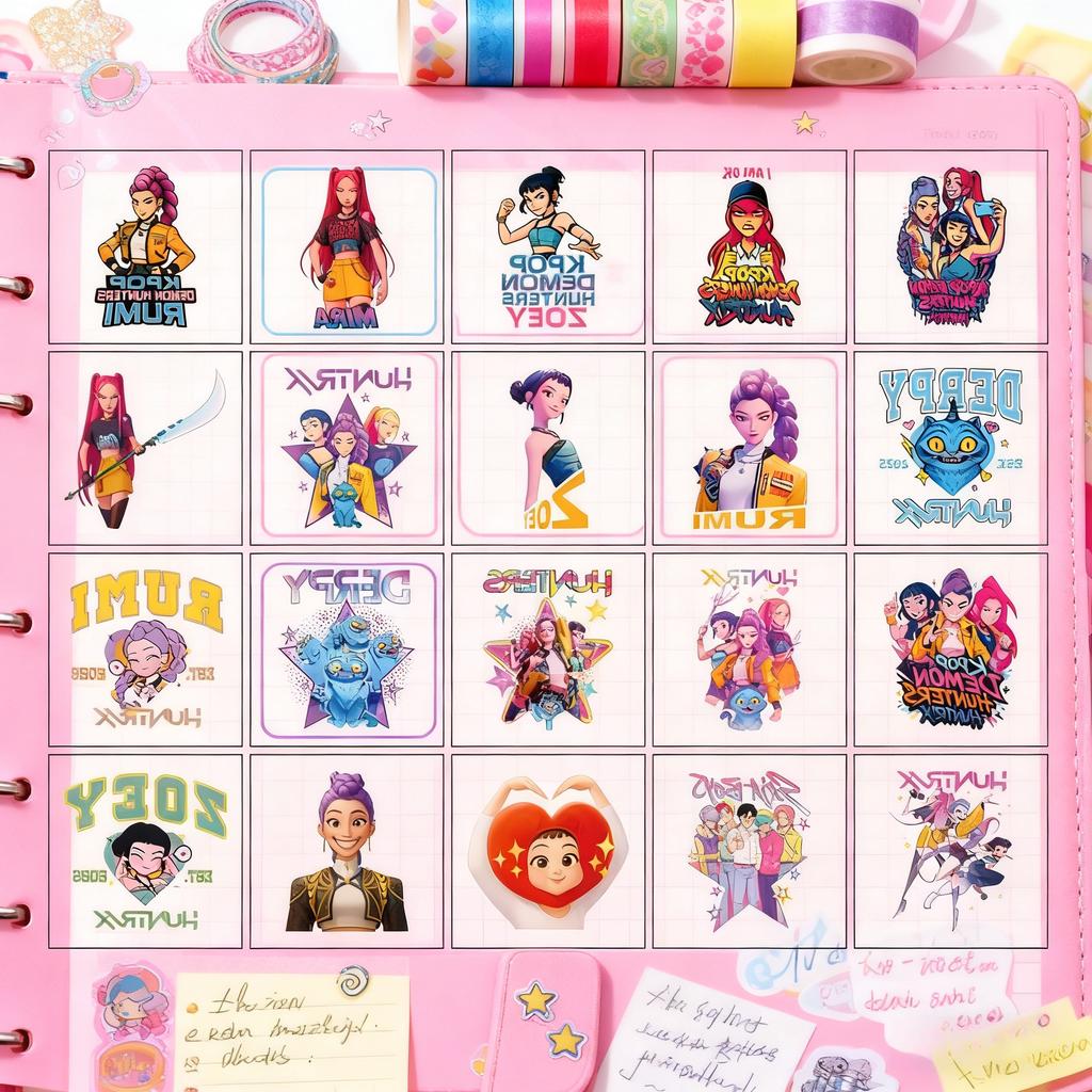 Cute cartoon tattoo sticker waterproof female long-lasting simulation