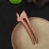Hair Clips Hair Sticks For Girls Chinese Hair Fork Rabbit Hair Sticks Women Hanfu Hairpins Wooden