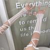 Retro Lace Punk Lace Hand Sleeves Y2k Strap Fingerless Gloves  Clothing Decorate Accessories