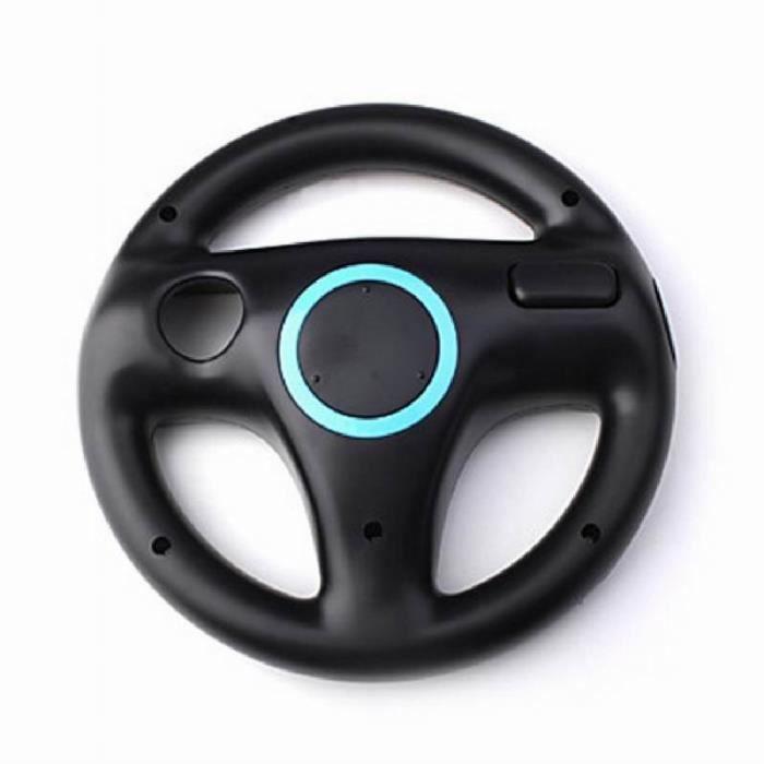 Manette de jeu - Kingwing® - MarioKart - Volant noir - Compatible Nintendo Wii - Accessoire Racing