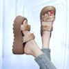 New Chinese Slippers Women's Summer Outer Wear 2025 New Summer Fashion Versatile Skirt Thick Bottom Beautiful Cool Slippers