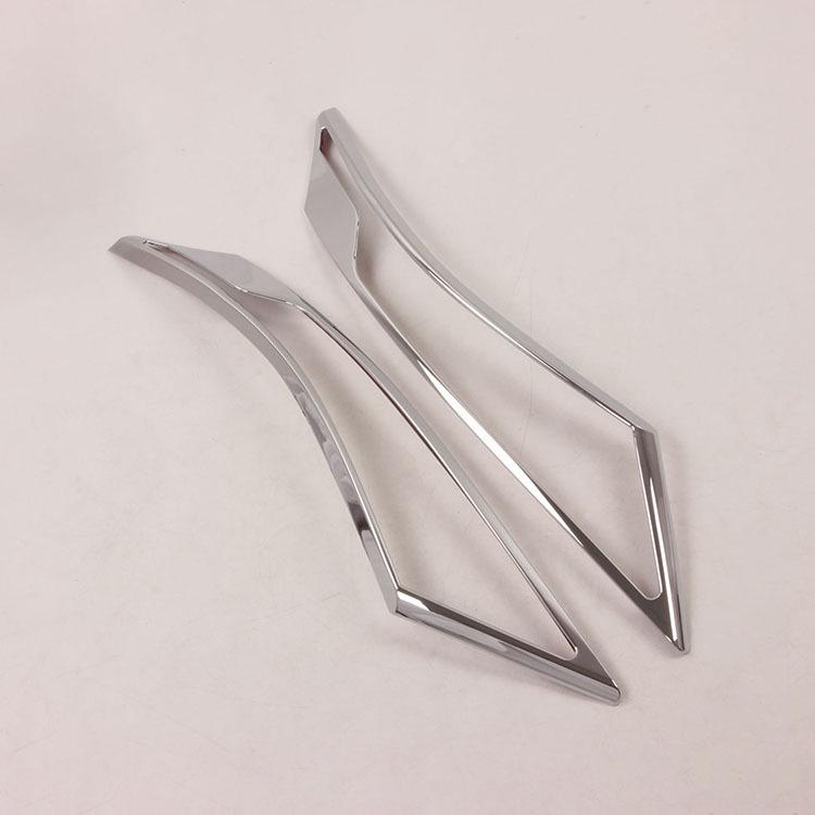 Хромированные накладки на фары и зеркала для 2019 L200/TRITON