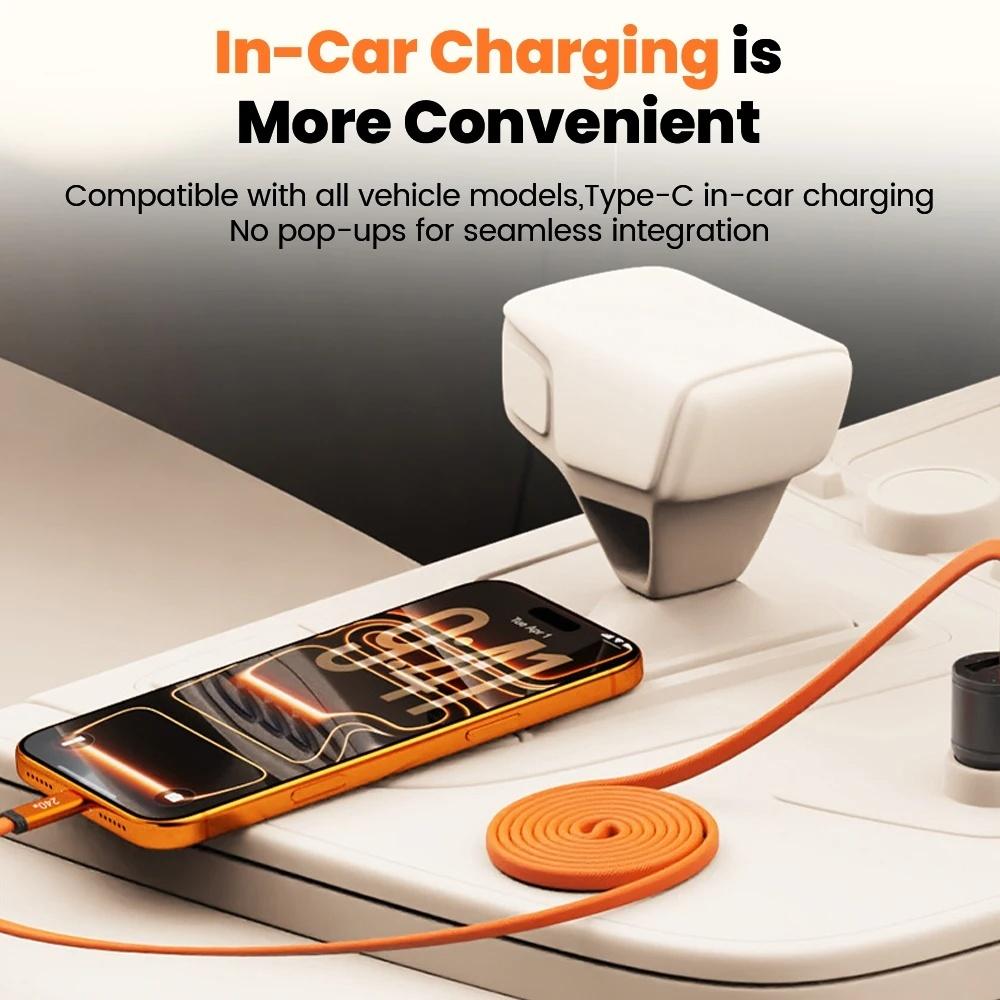 240W Magnetic Type‑C to Type‑C Fast Charging Cable High‑Speed Data Cord Universal Charging Line for Samsung iPhone 17 16 Xiaomi