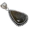 Indian Moss Agate Gemstone 925 Sterling Silver Jewelry Pendant 2.09" SU-10729