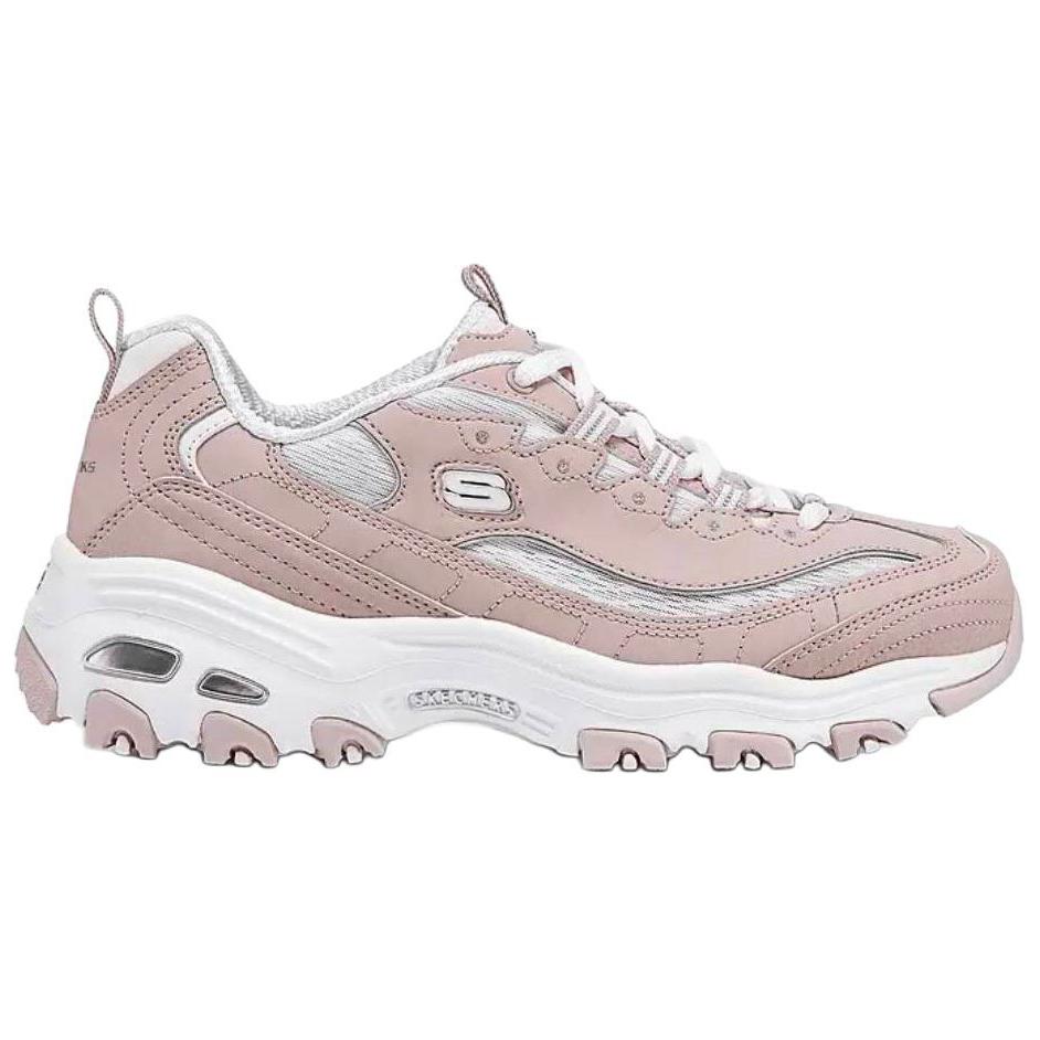 Skechers Ретро Удобные Низкие Папины Кроссовки Женские Кроссовки Розовые 150534-ROS
