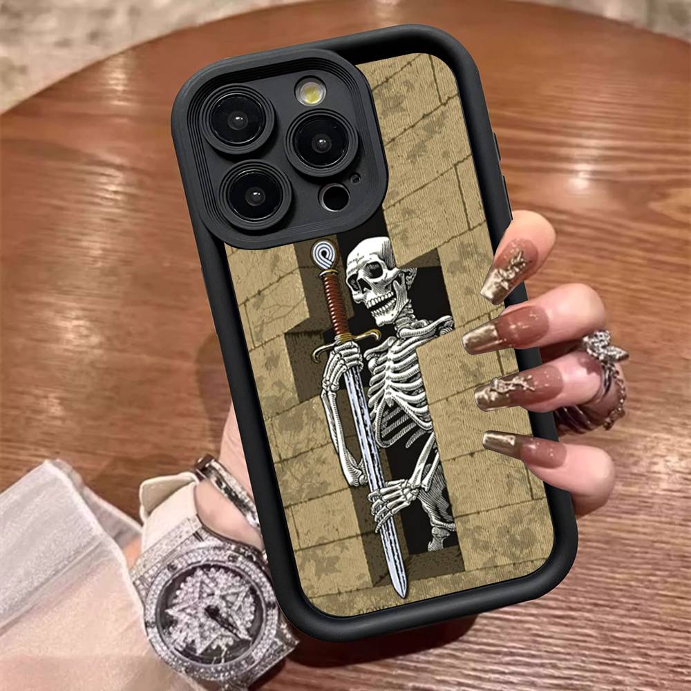 Бренд P-Powell P-Peralta Модный чехол для телефона Для IPhone 11 12 13 16 15 17 14 Pro Max Мягкий Funda Силиконовый чехол