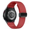 Ремешок из натуральной кожи + силикона для Samsung Galaxy Watch 7 6 5 4 44мм 40мм 20мм Браслет Galaxy Watch 6 4 Classic 47мм 46мм 43мм