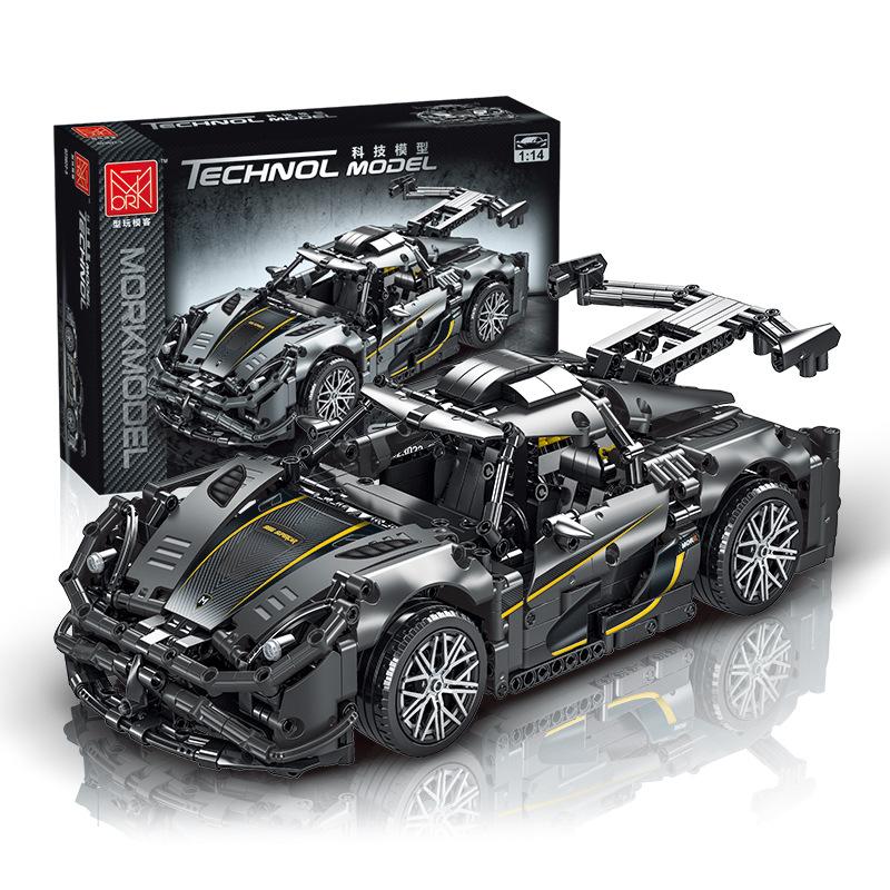 Технические характеристики автомобиля Koenigsegg Speed Racing Car Building Blocks Model Sports Vehicle Assemble Bricks Toys for Kids Gifts