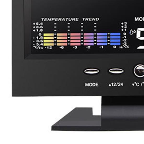 8082T цифровые часы прогноз погоды вечный календарь светодиодный цветной экран дисплей влажности температура часы пробуждения для дома