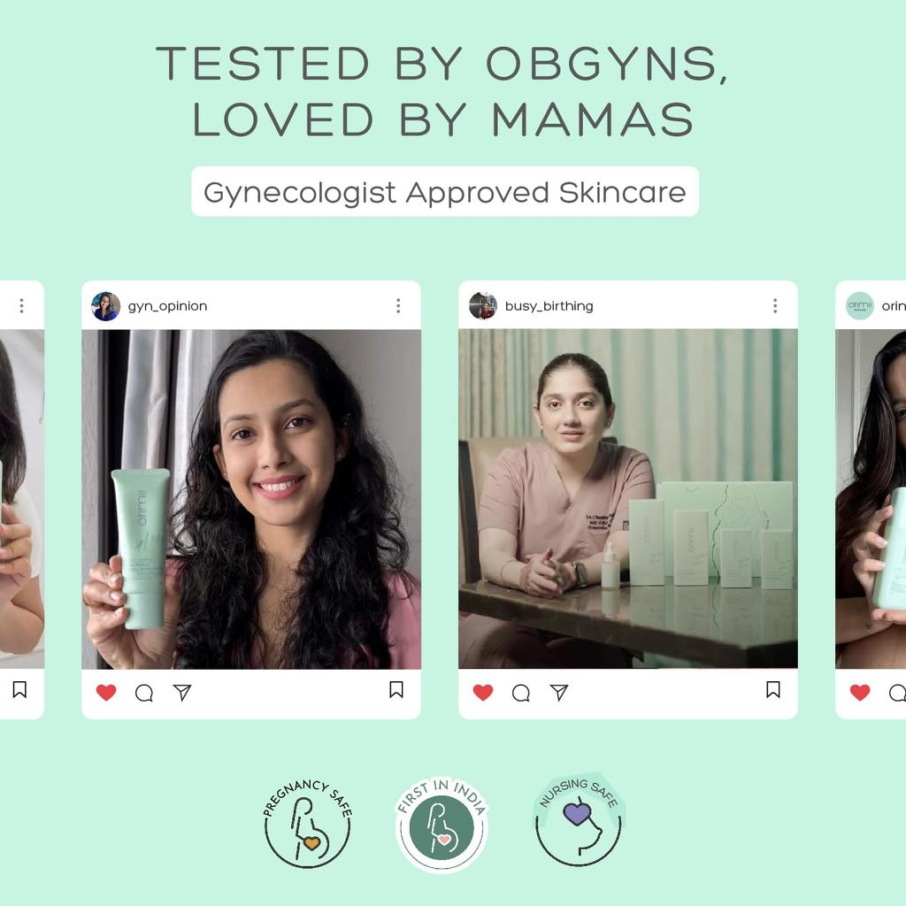 Orimii Bump Hydrating Stretch Marks Body Butter For Women | Whipped Cocoa Shea Cream 100gm