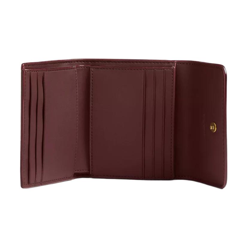Coach 11 Мила Иконический кошелек с клапаном Женский кошелек Коричневый Карамель CAT56-B4XHG