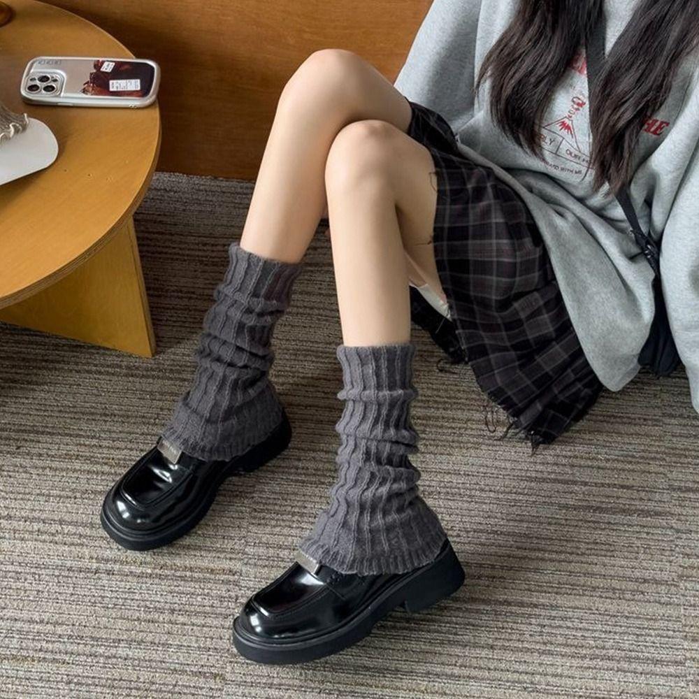 Милые Сладкие Лолиты Вязаные Носки Вязание Теплая Защита для Ног Новые Носки для Ботинок Женщины Девушки
