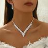 Middle Eastern Accessories Bridal Jewelry Set Necklace Earrings Bracelet Three-Piece Wedding Accessories Luxury Women