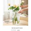 Portable Transparent Acrylic Square Flower Vase
