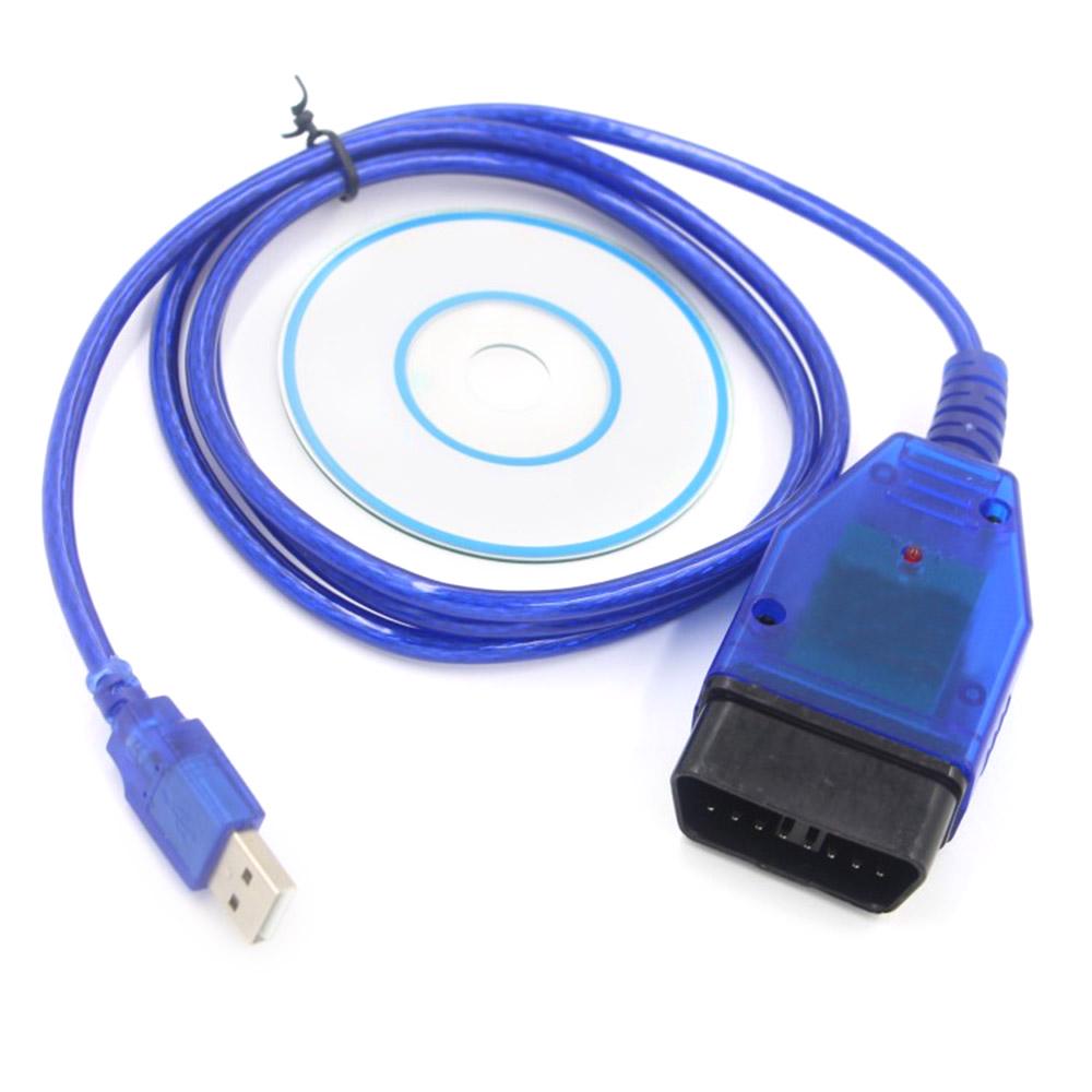 USB OBD 2 Кабель Поддержка ПО VCDS Длина 1,4 м USB ODBII Диагностический Кабель для Автомобиля