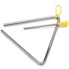 Percussion Instrument Triangle Iron Musical Instrument Triangle Bell Children Educational Toys Performance Instrument Teaching Materials (5 Inch)