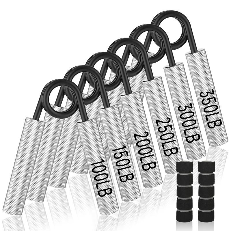 Тренажер для рук с рукояткой 100–350 фунтов, тренажер для предплечья в тренажерном зале для реабилитации восстановления мышц пальцев