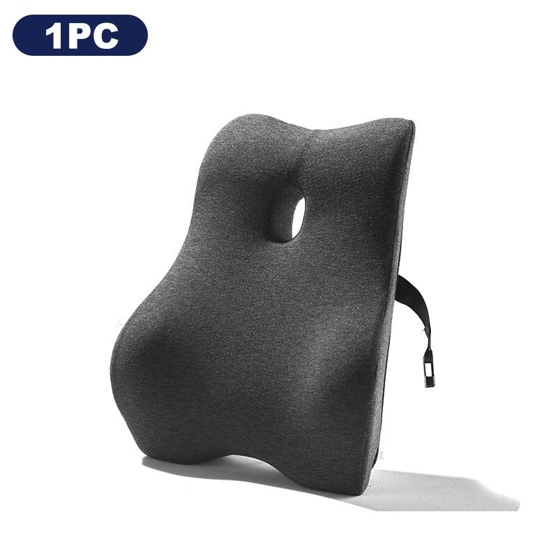 Office Lumbar Pillow Ergonomic Lumbar Support Memory Cotton 4D Curved Lumbar Cushion Car Lumbar Office Comfortable Ergonomic Lum