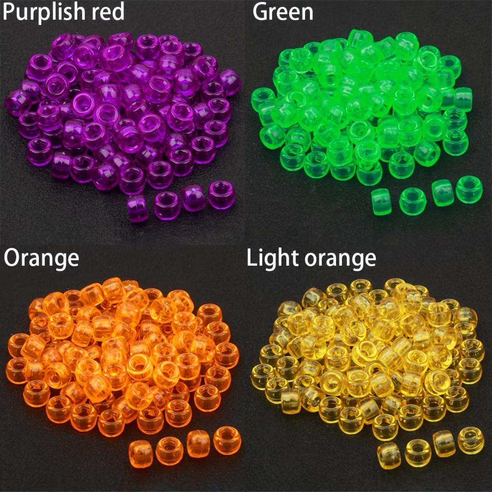 100 шт./пакет 6x9 мм бусины пони оптом, прозрачные бусины пони для набора для изготовления браслетов, бусины канди, бусины для волос для кос, бусины для рукоделия для изготовления ювелирных изделий
