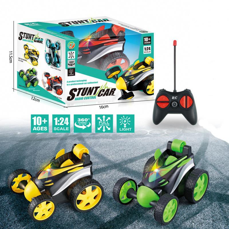 Double-Sided Remote Control Stunt Car - Rechargeable Electric Racing Toy for Kids