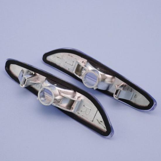 2x Car Side Marker Turn Signal Lights Clear For BMW E90 E91 E92 E93 2006-2011