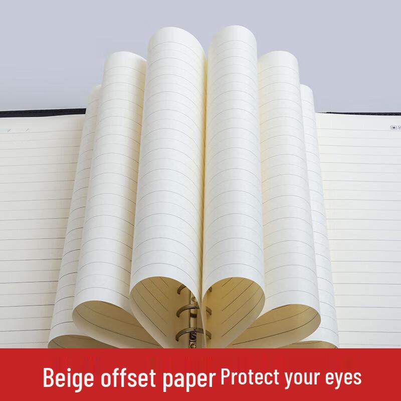 M&G Office 18K Thread-Bound Leather Notebook