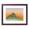Olympus Yarn Cross Stitch Embroidery Kit from World Heritage Sites and World Scenery Mont 7211 Saint-Michel Off-white