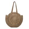 Summer Beach Vacation Bag for Women New Woven Straw Woven Bag Large Capacity Underarm Short Trip Beach Bag