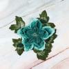 Peony Embroidery Patch Floral Embroidery Floral Applique Fashion Elegant Sewing Accessories